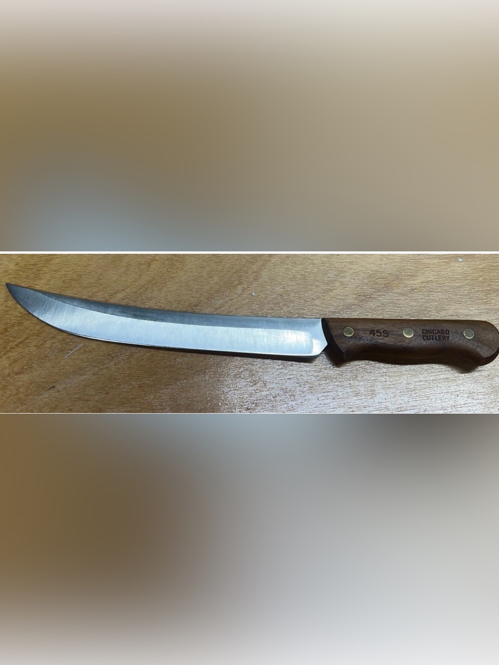 Vintage 45s Chicago Cutlery Butcher Knife
